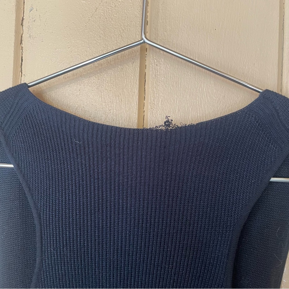 Rag & Bone Michelle Navy Jumper Knit Sweater Dress - Picture 7 of 10